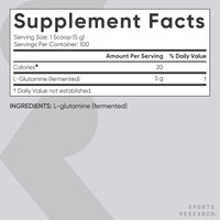 Thumbnail for Sports Research L-Glutamine (1.1 lbs), Sugar-Free Naturally Flavored Hydrate Electrolytes 16x Variety Packets and Creatine Monohydrate (1.1 lbs)