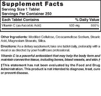 Thumbnail for Nature's Blend Vitamin C 500 mg 250 Tablets by Nature's Blend