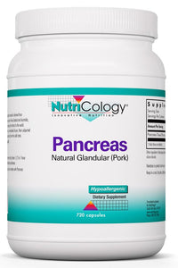 Thumbnail for NutriCology Pancreas Natural Glandular - Supports Healthy Pancreas, Immune & Digestive Activity - 425 mg per Serving - Freeze Dried Tissue from Pork - 720 Servings - 720 Capsules