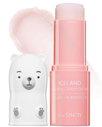 Thumbnail for THESAEM Iceland Hydrating Collagen Eye Stick 0.24oz - Anti-wrinkle Moisturizing Eye Balm for Saggy Skin – Under Eye Treatment - Balm to Smooth Skin Texture - Rose Scent