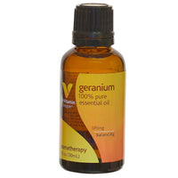 Thumbnail for The Vitamin Shoppe Essential Oil Geranium, 100 Pure Essential Aromatherapy Oil, Lifting Balancing Benefits (1 Fluid Ounces Oil)