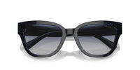 Thumbnail for Coach Sunglasses HC 8379 U 57654L Cl920 Sapphire Pearl Signature