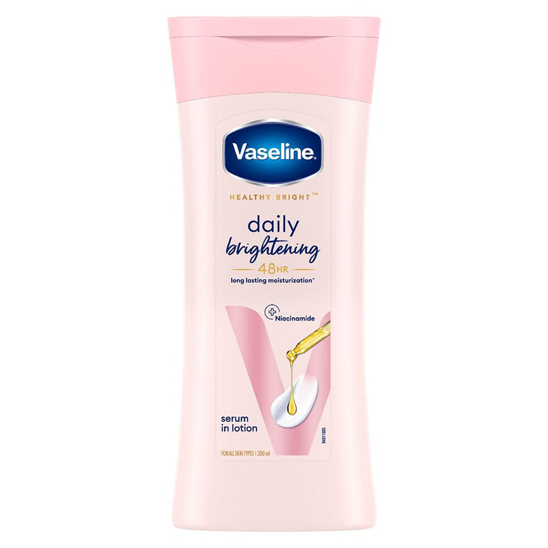 Vaseline Healthy Daily Body Lotion | With Niacinamide | For All Skin Types | 6.67 Fl Oz (200ml)