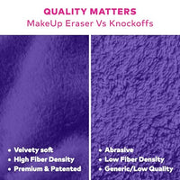 Thumbnail for The Original MakeUp Eraser, Erase All Makeup With Just Water, Including Waterproof Mascara, Eyeliner, Foundation, Lipstick, and More (Queen Purple)