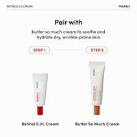 Thumbnail for FRANKLY Retinol 0.3% Cream, 0.7 fl oz - Korean Intensive Retinol | Night Cream | Ceramides & Natural Ginseng | Anti-aging, Wrinkles Care, Reduces Congestion and hyperpigmentation | Korean Skin Care