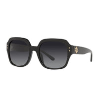 Thumbnail for Tory Burch TY7143U Women's Sunglasses Black/Grey Gradient Polar 56