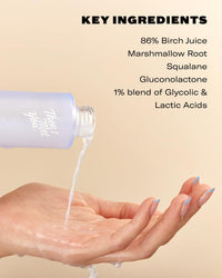 Thumbnail for Then I Met You Birch Milk Refining Toner, Exfoliating & Hydrating Face Toner with Birch Juice, AHAs & PHAs, Vegan & Clean Skincare, 3.38 oz