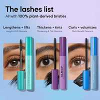 Thumbnail for Almay Lengthening Mascara, Volume & Lift, Eye Makeup, Hypoallergenic and Fragrance Free (Packaging May Vary), 020 Black Brown, 0.24 fl oz