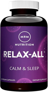 Thumbnail for MRM Relax-All Dietary Supplement - Stress Support for Women & Men, with GABA, L-Theanine & Magnesium, Promotes Mental Balance & Muscle Relaxation, Vegan, Gluten-Free - 15 Servings