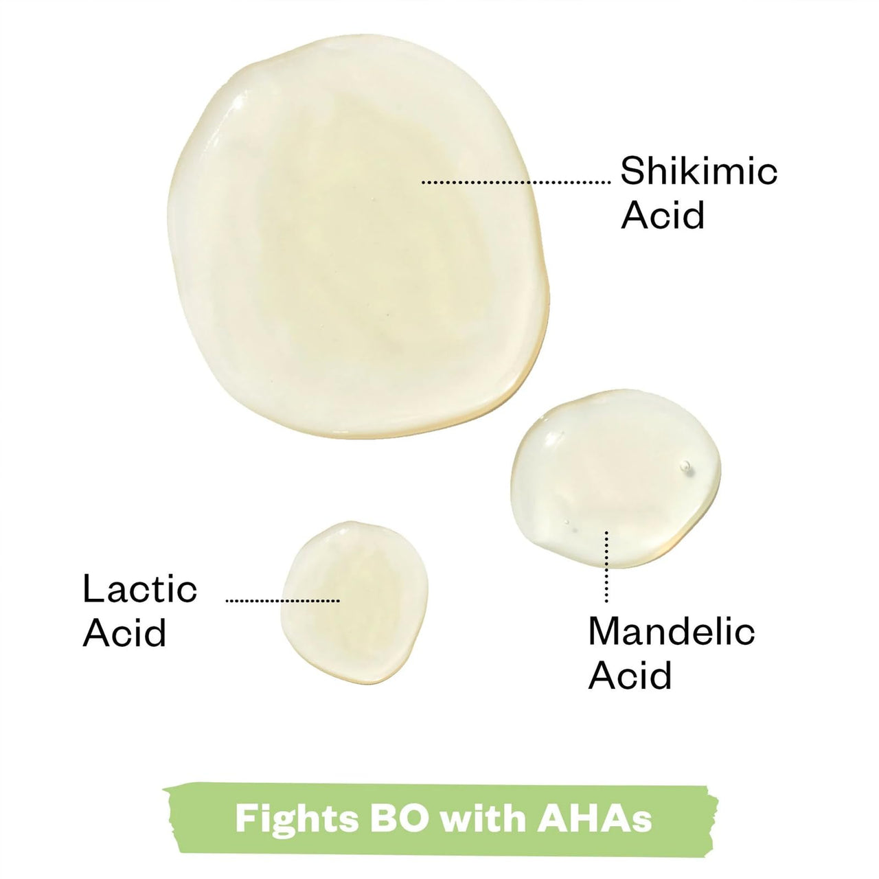 Kosas Chemistry Deodorant - Aluminium and Baking Soda Free + BO-Fighting AHA Serum that Exfoliates, Softens, and Nourishes the Skin, (Fragrance Free)