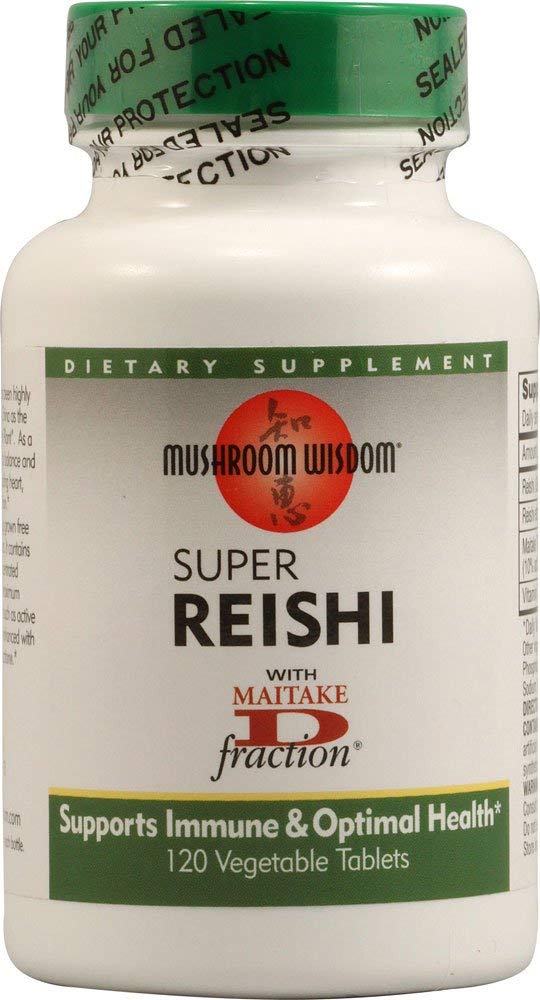 Maitake Mushroom Mushroom Wisdom Super Reishi 120 Caplets