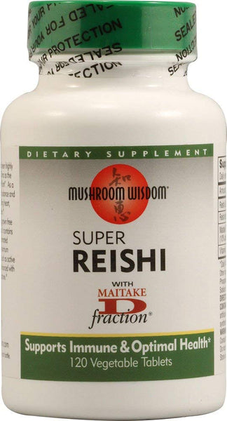 Maitake Mushroom Mushroom Wisdom Super Reishi 120 Caplets