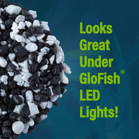 Thumbnail for Glofish Aquarium Gravel, Black with White Fluorescent, 5-Pound Bag