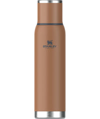 Thumbnail for Stanley Adventure-To-Go Vacuum Bottle 1.4 qt | Wide Mouth with Leakproof Cup Lid | Keep Drinks Hot or Cold | Packable for Travel | Insulated Stainless Steel Thermos | BPA-Free | Toast