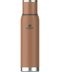 Thumbnail for Stanley Adventure-To-Go Vacuum Bottle 1.4 qt | Wide Mouth with Leakproof Cup Lid | Keep Drinks Hot or Cold | Packable for Travel | Insulated Stainless Steel Thermal Bottle | BPA-Free | Toast