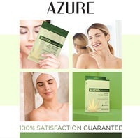 Thumbnail for Azure Cosmetics Hemp Oil & Hyaluronic Acid Nourishing Facial Sheet - Anti Aging, Rejuvenating & Deeply Hydrating Mask - Reduces Fine Lines & Wrinkles, Locks in Moisture - Korean Skin Care - Pack of 5
