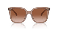 Thumbnail for COACH Sunglasses HC 8381 F 577913 Cl919 Transparent Brown/Grey