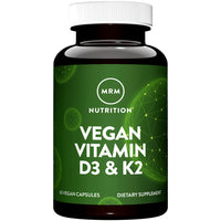 Thumbnail for MRM Nutrition Vegan Vitamin D3 & K2 - For Women & Men - Plant‑Based D3 from Lichens with MK‑7 Vitamin K2, Vegan Calcium Absorption Support for Bone & Immune Health, Certified Non‑GMO - 60 Servings