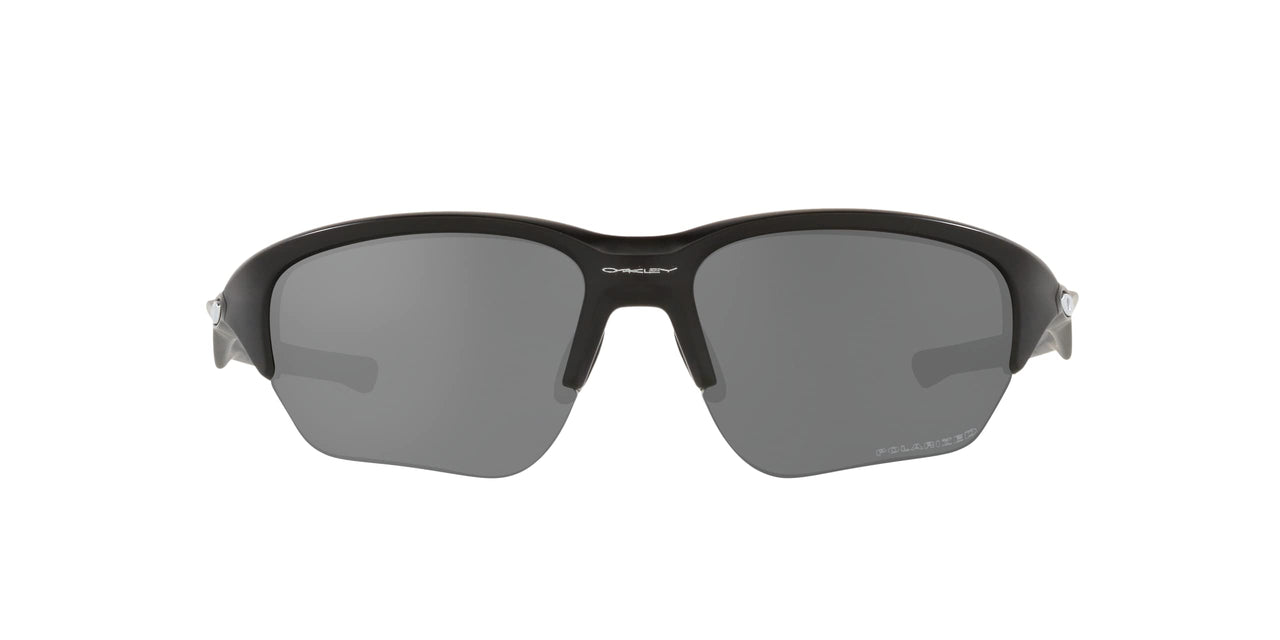 Oakley Men's OO9363 Flak Beta Polarized Rectangular Sunglasses, Matte Black, 64 mm
