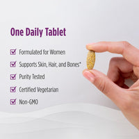 Thumbnail for Nordic Naturals Women’s Multivitamin One Daily - Skin, Hair, Energy, & Bone Support - Immunity Supplement - 20 Essential Nutrients - 30 Tablets - 30 Servings