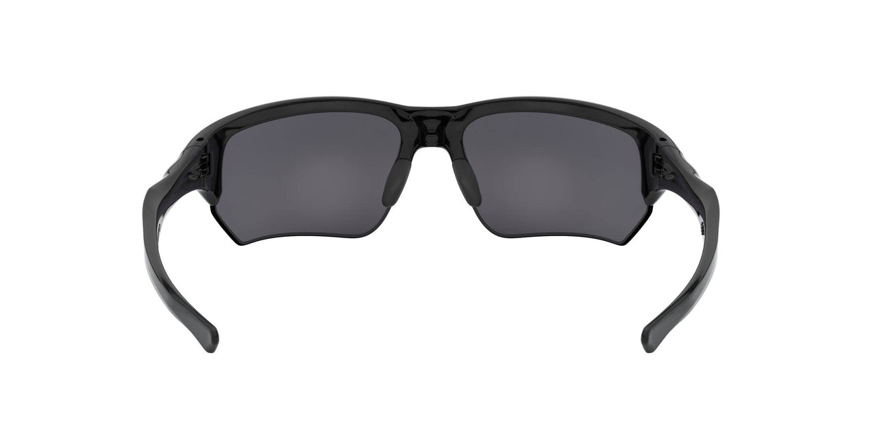 Oakley Men's Flak Beta 0OO9363 Non-polarized Iridium Rectangular Sunglasses, POLISHED BLACK, 64.03 mm