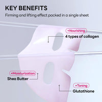 Thumbnail for Mediheal Hyper Collagen - Collagen Real Deep Mask, Overnight Firming & Hydrating Gel Mask, Pore Appearance Refining, Plumping & Elasticity Care, Korean Skincare (4ea)