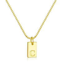 Thumbnail for Initial Necklaces for Women 14K Gold Plated Letter Necklace Dainty Name Pendant Necklace Personalized Christmas Gifts for Women Trendy Gold Jewelry