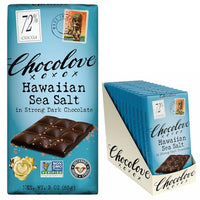 Thumbnail for Image 1 of Default Title for the product Chocolove Hawaiian Sea Salt Dark Chocolate Bars 3.2 oz Bar (12 Pack)