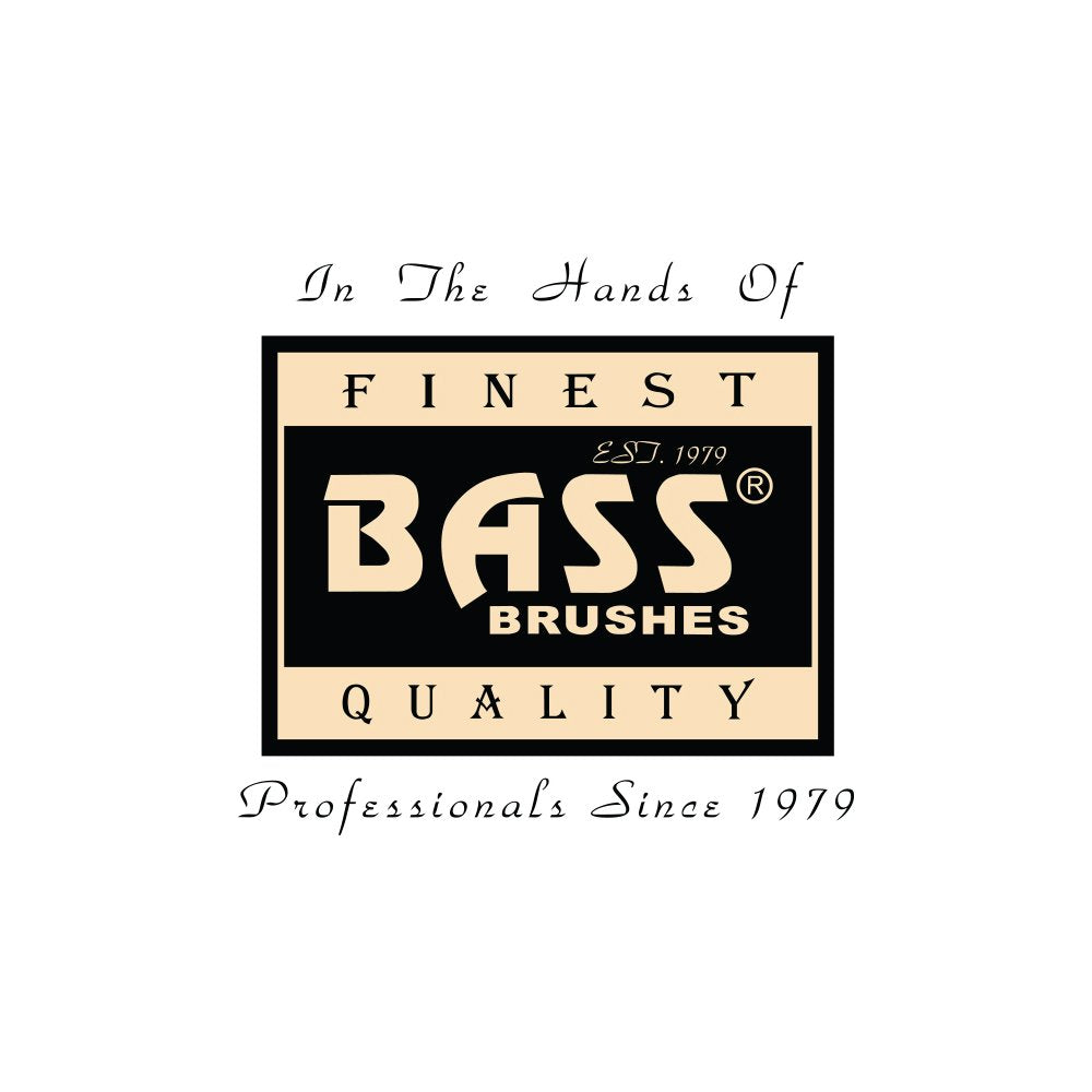 Bass Brushes Large Slicker Style Pet Brush with Bamboo Wood Handle and Rubber Grips