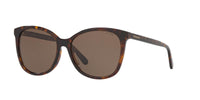 Thumbnail for Coach HC8271U Universal Fit Sunglasses, Dark Tortoise/Dark Brown, 57 mm