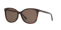 Thumbnail for Coach HC8271U Universal Fit Sunglasses, Dark Tortoise/Dark Brown, 57 mm