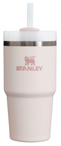 Stanley Quencher H2.0 Tumbler with Straw 20 oz | Flowstate 3-Position Lid | Cup Holder Compatible for Travel | Insulated Stainless Steel Cup | BPA-Free | Rose Quartz 2.0