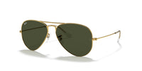 Thumbnail for Ray-Ban RB3025 Classic Aviator Sunglasses, Gold Brown/G-15 Green, 55 mm