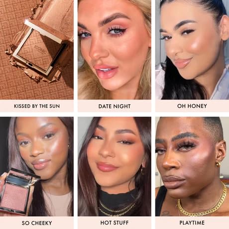 ICONIC LONDON Kissed by the Sun | Multi-Use Blush, Bronzer, & Highlighter, For All Skin Types, Cruelty-Free, Vegan Makeup, (Date Night) 0.17 oz