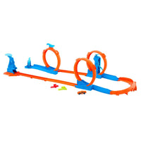 Thumbnail for Hot Wheels Track Creator Triple Loop Pack & 1:64 Scale Toy Car