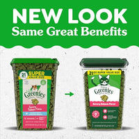 Thumbnail for Greenies Cat Treats, Feline Veterinarian-Recommended Adult Natural Dental Cat Treats, Savory Salmon Flavor, 21 oz. Tub