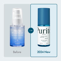 Thumbnail for PURITO Hydro Wave Deep Sea Serum, 60 mL / 2.02 fl. oz., Hydrating Face Serum, Lightweight & Non-Greasy, Skin Moisture Boost, Korean Skincare, For Sensitive Skin, Hyaluronic Acid & Deep Sea Water