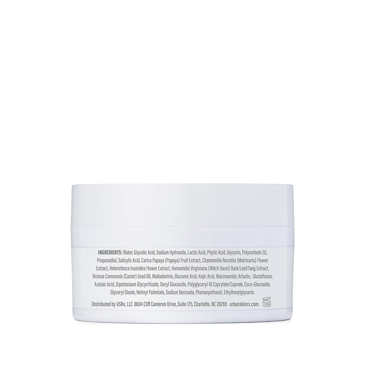 Urban Skin Rx® Clear & Even Tone Clarifying Glycolic Pads, Exfoliates, Controls Oil & Shine, Clears Large Clogged Pores, Visibly Improves Blemishes & Post-Acne Marks, Fades Hyperpigmentation, 30 Ct