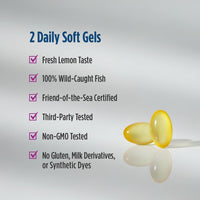 Thumbnail for Nordic Naturals Postnatal Omega-3, Lemon - 60 Soft Gels - 1120 Total Omega-3 + 1000 IU Vitamin D3 - Formulated for New Moms; Supports Optimal Wellness, Positive Mood, Healthy Metabolism - 30 Servings