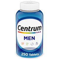 Thumbnail for Centrum Multivitamin for Men, Multivitamin/Multimineral Supplement with Vitamin D3, B Vitamins and Antioxidants, Gluten Free, Non-GMO Ingredients - 250 Count