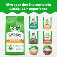 Thumbnail for Greenies Veterinarian-Recommended Adult Natural Dental Dog Treats Regular Size, Dog Dental Chews, Original Flavor, 27 oz. Pack, 27 Count