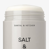 Thumbnail for Salt & Stone Aluminum Free Deodorant | Extra Strength 48 Hour Protection for Women & Men | Made with Seaweed Extracts, Niacinamide & Prebiotics | Santal & Vetiver