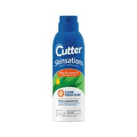 Thumbnail for Cutter Skinsations Insect Repellent, Repels Mosquitos, Ticks, Gnats, Fleas, 7% DEET, 6 fl Ounce (Aerosol Spray)