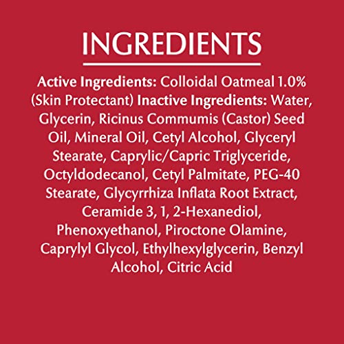 Eucerin Eczema Relief Body Cream, Eczema Cream with Colloidal Oatmeal, Ceramide-3 and Licorice Root Extract, 14 Oz Tube