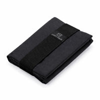 Thumbnail for LIGHT FOLD Ultra Slim Tri-Fold Wallet with RFID Blocking, Lightweight Minimalist Men’s Wallet with Elastic Band, Waterproof Durable Nylon Fabric, Slim Front Pocket Card Holder Fits 12 Cards & Cash