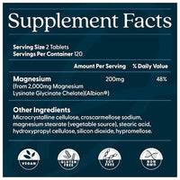 Thumbnail for Doctor's Best High Absorption Magnesium Glycinate Lysinate Supplement for Sleep Support - Chelated Magnesium Tablets for Women & Men, 200mg per Serving, Supports Calm & Relaxation, Vegan - 240 Count