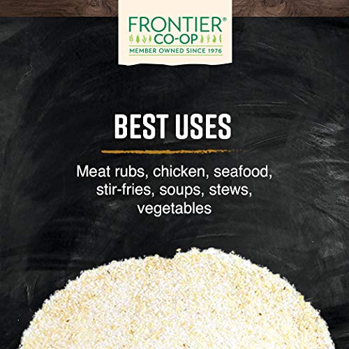 Frontier Co-op Garlic Salt with Parsley, 1lb Bulk Bag - Coarse Grind, Natural Garlic Salt Seasoning for Meat, Vegetables, Soups and More, Kosher