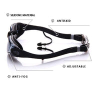 Thumbnail for Aokelily Swim Goggles and Cap Set 4 in 1, UV 400 Protection Lenses Clear Anti-Fog Swimming Goggles Waterproof No Leaking with Nose Clip + Ear Plugs for Adult Men Women Kids (Black)