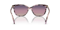 Thumbnail for COACH Sunglasses HC 8378 U 5777U6 Cl926 Iris Tortoise Purple Gra