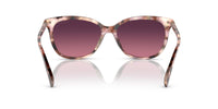 Thumbnail for Coach HC8378U Universal Fit Sunglasses, Rose Pearl Tortoise/Burgundy Gradient Polarized, 57 mm